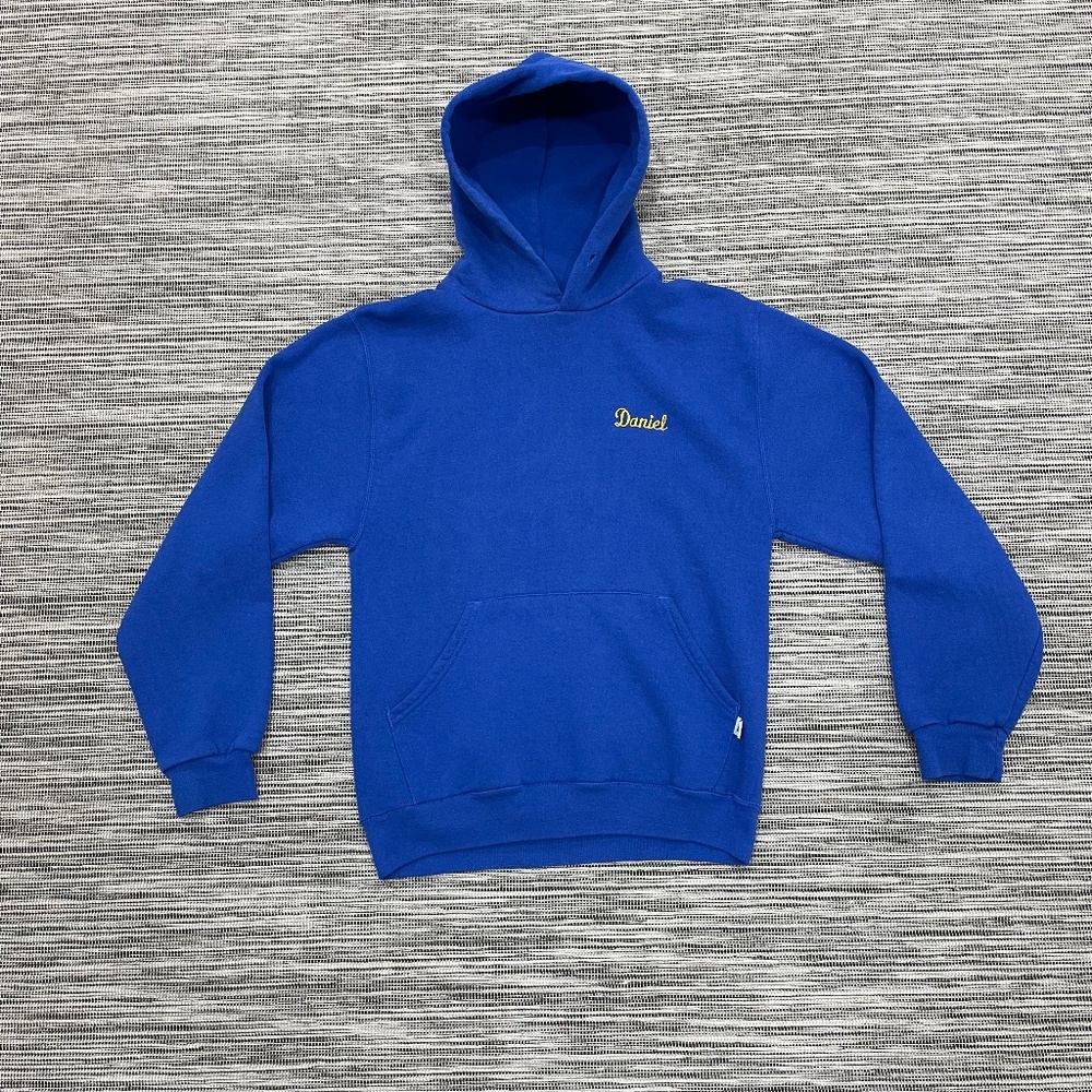 Vintage Russel Athletic Blue Hoodie Size Small